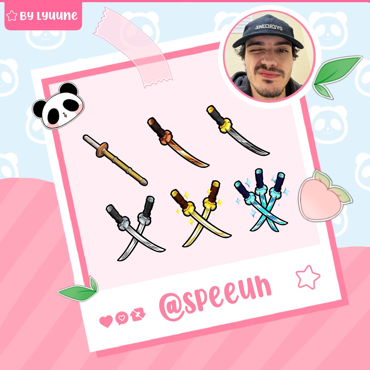 Lyuu_ne's tweet photo. Twitch badges I feitas para o 
@speeuh! Muito obrigada pela confiança!

Likes + Retweets são apreciados = ♡

#twitchemotes #twitchartist #commissionsopen https://t.co/P0gm7Yc3yn