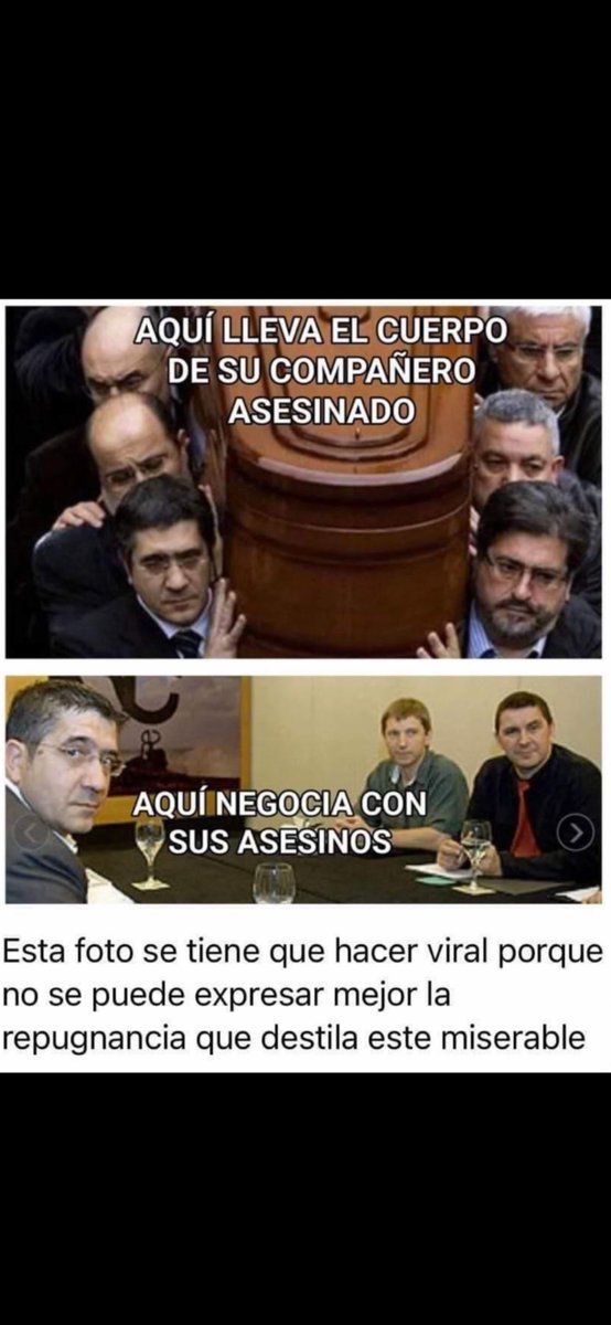 <a href="/patxilopez/">patxilopez</a> <a href="/enekoandueza/">Eneko Andueza</a> @nora_abete Suciolismo.
Sinvergüenza.