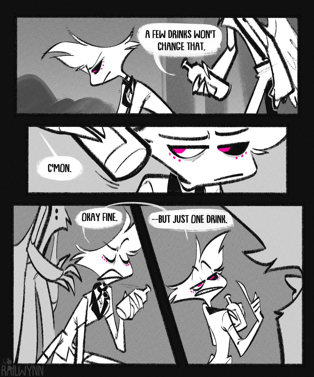 Oh well 🤷♀️
(2/4)
#HazbinHotel #HazbinHotelFanart #HazbinHotelAngelDust #HazbinHotelHusk #huskerdust