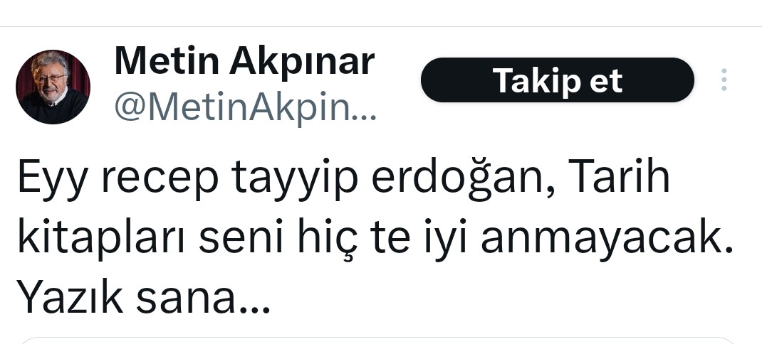 Ünlü ve yetenekli bi aktör olarak insan taklidi yapmanızı öneriyorum, Hala insan içine çıkarken veya tweet atarken nasıl yüzünüzün kızartmıyor yeteneğiniz varsa bence insan taklidinide yaparsınız