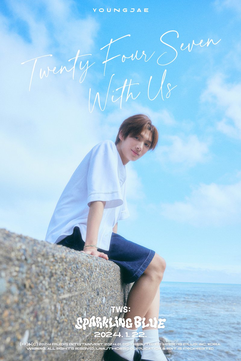 TWS : 1st Mini Album 'Sparkling Blue' Official Photo Sparkling ver