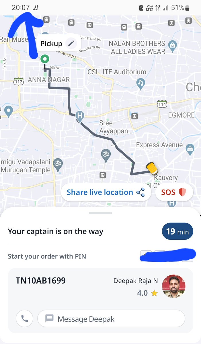 bhuva45's tweet image. @rapidobikeapp @RapidoCares 
I booked a cab at 6 p.m. and it is now 8:11 p.m. My ride is still on the way! 

Your first driver called asking for extra money and the second one tried to get me to cancel the ride, which I said I cannot do!

#rapido #rapidoauto #rapidochennai