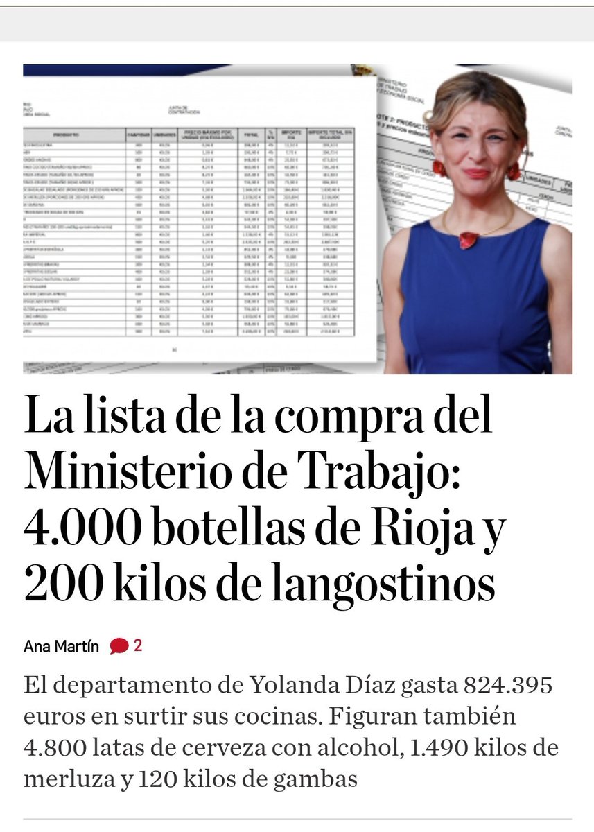 Asuncionmaria91's tweet photo. @eldebate_com @ramirochillon Parece que han cogido la fea costumbre de hacer acopio en el Ministerio a costa del dinero de todos. No tiene bastante con lo que cobran que además lo quieren gratis. ¿Esto no es delito? No tienen límites. https://t.co/oFu15wVwkz