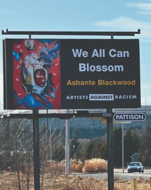 Happy 2024 and welcome to our 2024 Billboard Campaign across Canada in honour of #BlackLivesMatter #MartinLutherKingJr (whose birthday is Jan 15) #GeorgeFloyd #AhmaudArbery #WadeDexter #BreonnaTaylor and many others, thanks to artist Ashante Blackwood @artisticlifest1and to