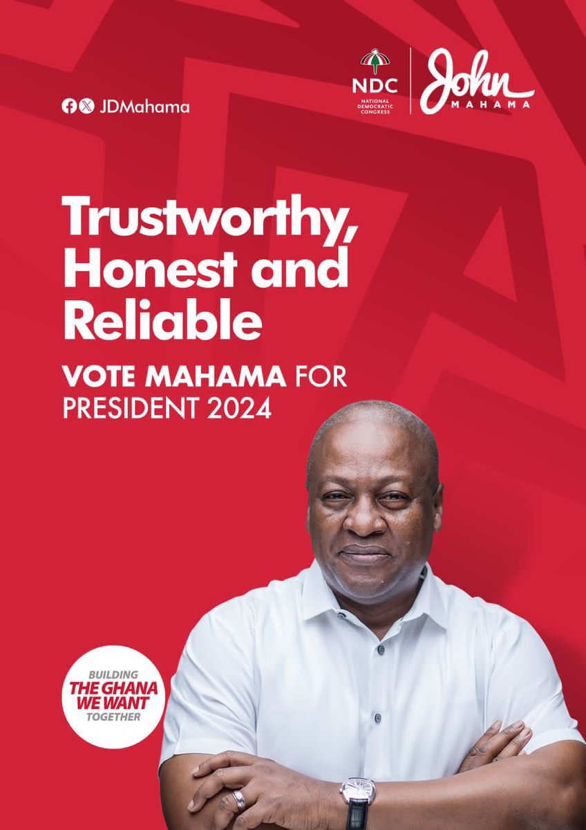 Exactly a year from today, H.E. John Dramani Mahama will be sworn in as president of Ghana to champion the #buildingtheGhanawewant agenda.  The #24hourEconomy policy will happen Insha Allah🙏🏻. #johnmahama2024