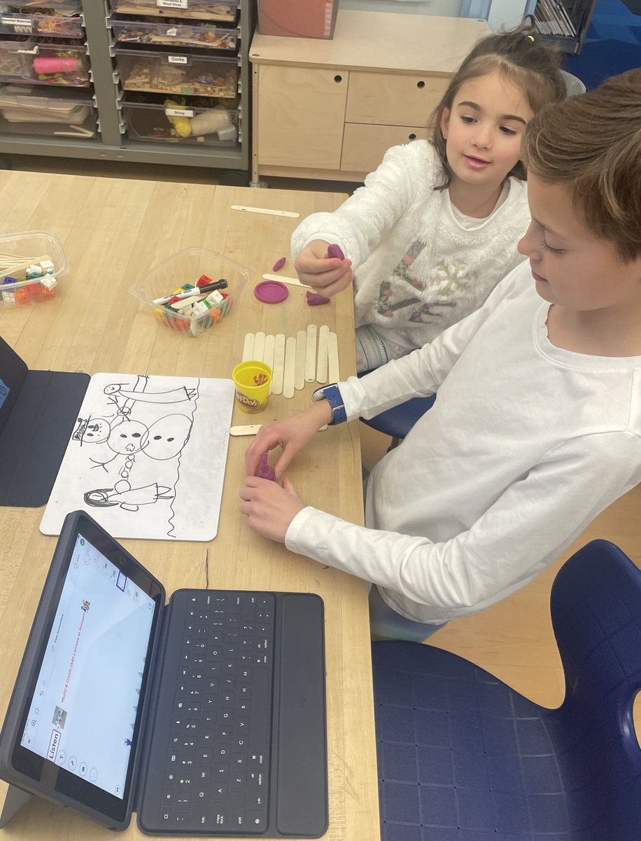 How did you prepare for the snow storm? #WOschool buddy classes used the #DesignThinking process to bring their snowy day dreams to life! From ski slopes &amp; hot chocolate stands to snowball makers &amp; snowy candyland board games, their creativity knows no bounds! ☃️ #WeAreChappaqua