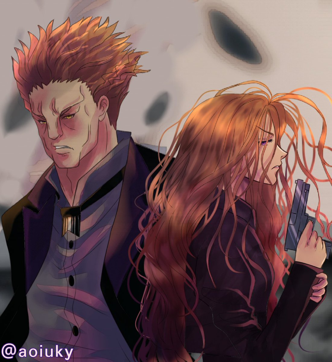 Aoiuky's tweet photo. #hxhfanart
رسمي لأمير الاول بنيامين و الأميرة الثانية كاميلا هويغورو https://t.co/hfpfQVTD3i
