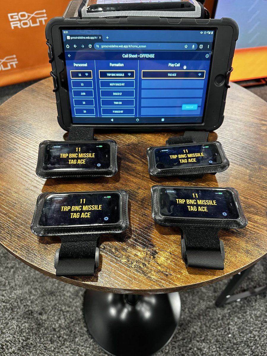 If you’re at <a href="/WeAreAFCA/">AFCA</a> come see the FUTURE of Coach to Player Communications <a href="/Go_Rout/">GoRout</a>!