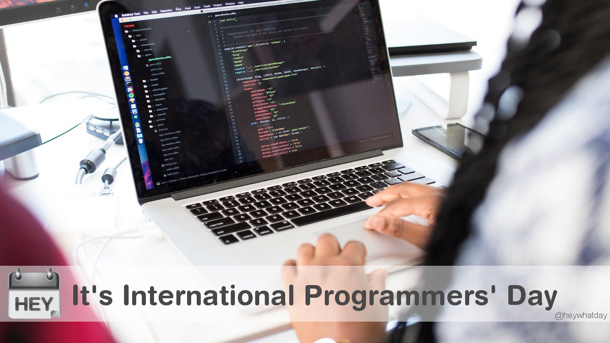 HeyWhatDay's tweet image. It&apos;s International Programmers&apos; Day! 
#InternationalProgrammersDay #ProgrammersDay #Code