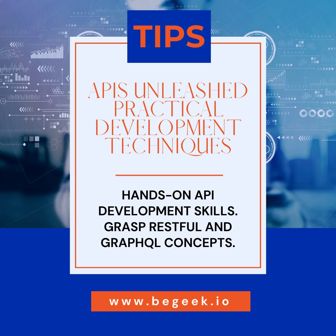 ec_gravdisltd's tweet image. APIs Unleashed: Practical Development Techniques
Hands-on API development skills.
#APIDevelopment #TechCourse #CodingSkills
