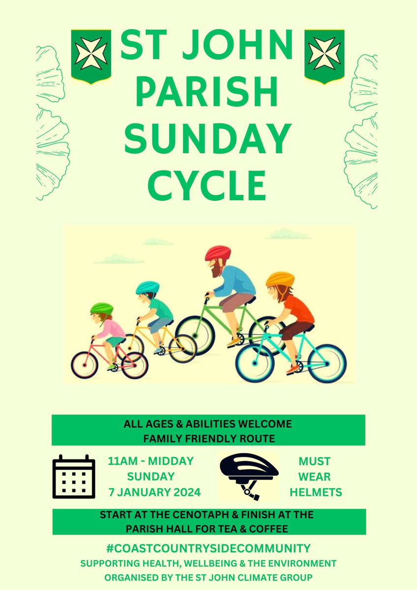 StJohnJersey's tweet photo. Great turnout this morning for @StJohnJersey #ClimateGroup cycle. Encouraging feedback so I am sure we will do this again #TeamStJohn
#CoastCountrysideCommunity https://t.co/jbYfK2HW5C