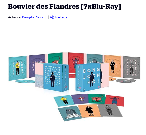 So <a href="/bol_com/">bol</a>, an e-commerce store in the Netherlands, is also available in French but...

They have interesting translations... Like Bong Joon-Ho is now Bouvier des Flandres. 😅