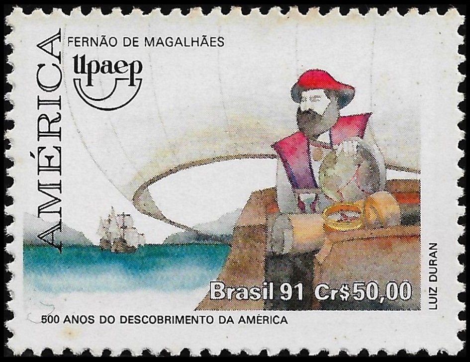 virtuafil's tweet photo. @Philatelovely Does this count? Ferdinand Magellan or more correctly, Fernão de Magalhães. https://t.co/fYopY8OTly