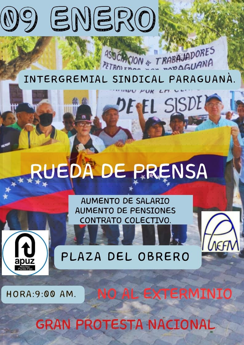 docentesactivos's tweet photo. #PuntoFijo #Falcón
Magisterio activo.
Por la Dignidad Educativa.
Por la Educación. https://t.co/lzUHEonfps