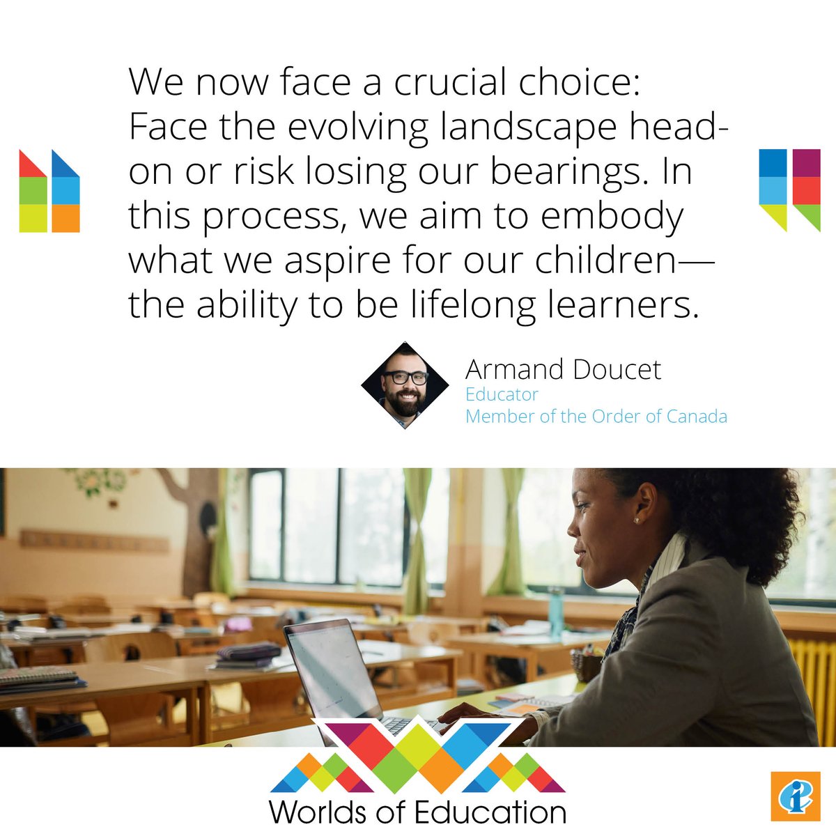We're kicking off 2024 with a fantastic article by <a href="/DoucetArmand/">Armand Doucet C.M.</a> on empowering educators in the age of AI.

How can we ensure that the invaluable role of professional teachers is not overshadowed but enhanced?

Read Armand's insightful reflections below
➡️ eiie.io/41NVYPY