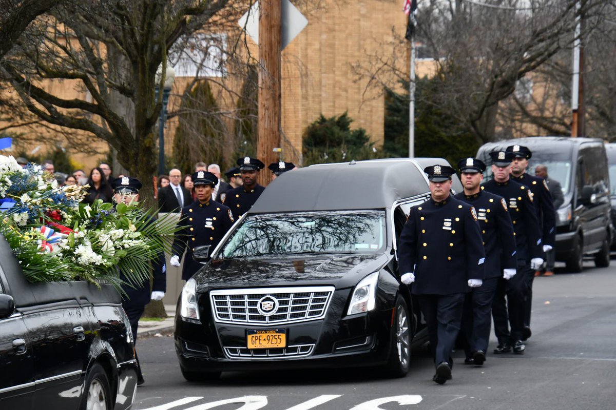 Department Chaplain Father Carlos Limongi celebrated a funeral mass for <a href="/NYPDSVU/">NYPD Special Victims</a> Night Watch Detective Juliet Shields as family, friends and colleagues rendered a final salute. We will #NeverForget. (Photo Credit: Jeff Crianza-DEA)
