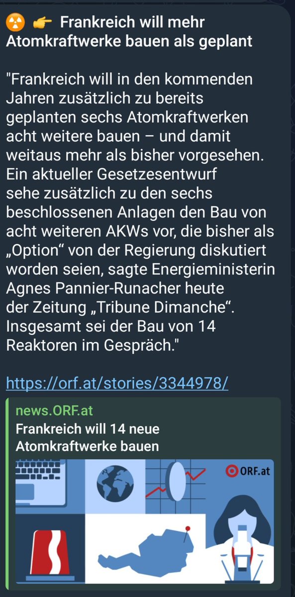 Gutes Geschäftsmodell für Frankreich 👍 Der überschüssige Strom lässt sich gut nach Deutschland verkaufen 😉