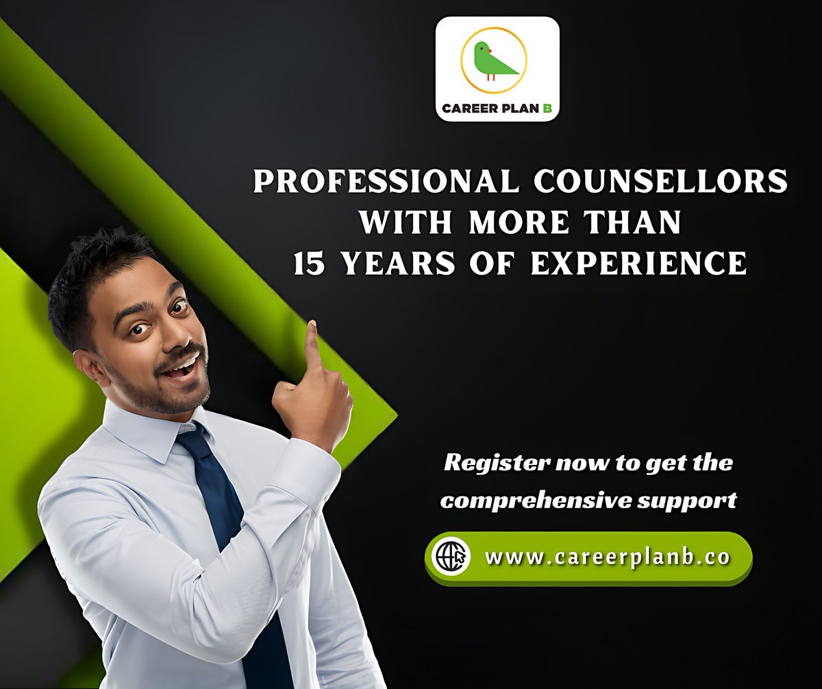 YOURCAREERPLANB's tweet photo. Professional counsellors with more than 15 years of experience.

To know more call or visit us....
+91-8448224810
https://t.co/mqU7wsDoIt
.
.
.
#students #education #school #student #college #studentlife #study #learning #india #motivation #collegelife #delhincr https://t.co/fFmEl2Miz0