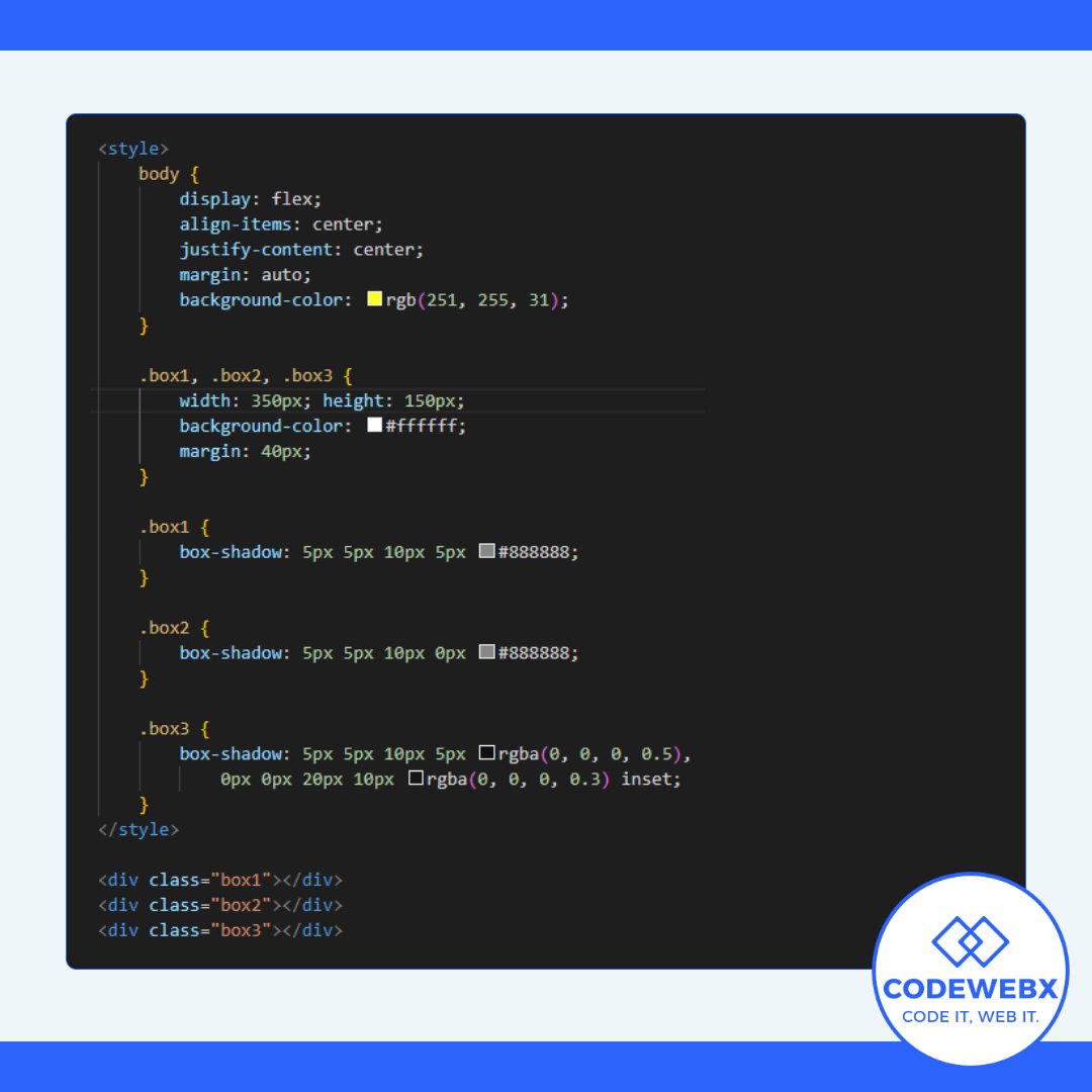 codewebxsl's tweet image. ๐How can I create transparent shadows that blur and spread?๐
#codewebx #codewebxsl #webdesign #webdesigner #webdeveloper #webdevelopment #webdev #webdesigner #webdesigning #webdesigners #webdevelopers #landingpage #landingpage #landingpages #landingpagedesign