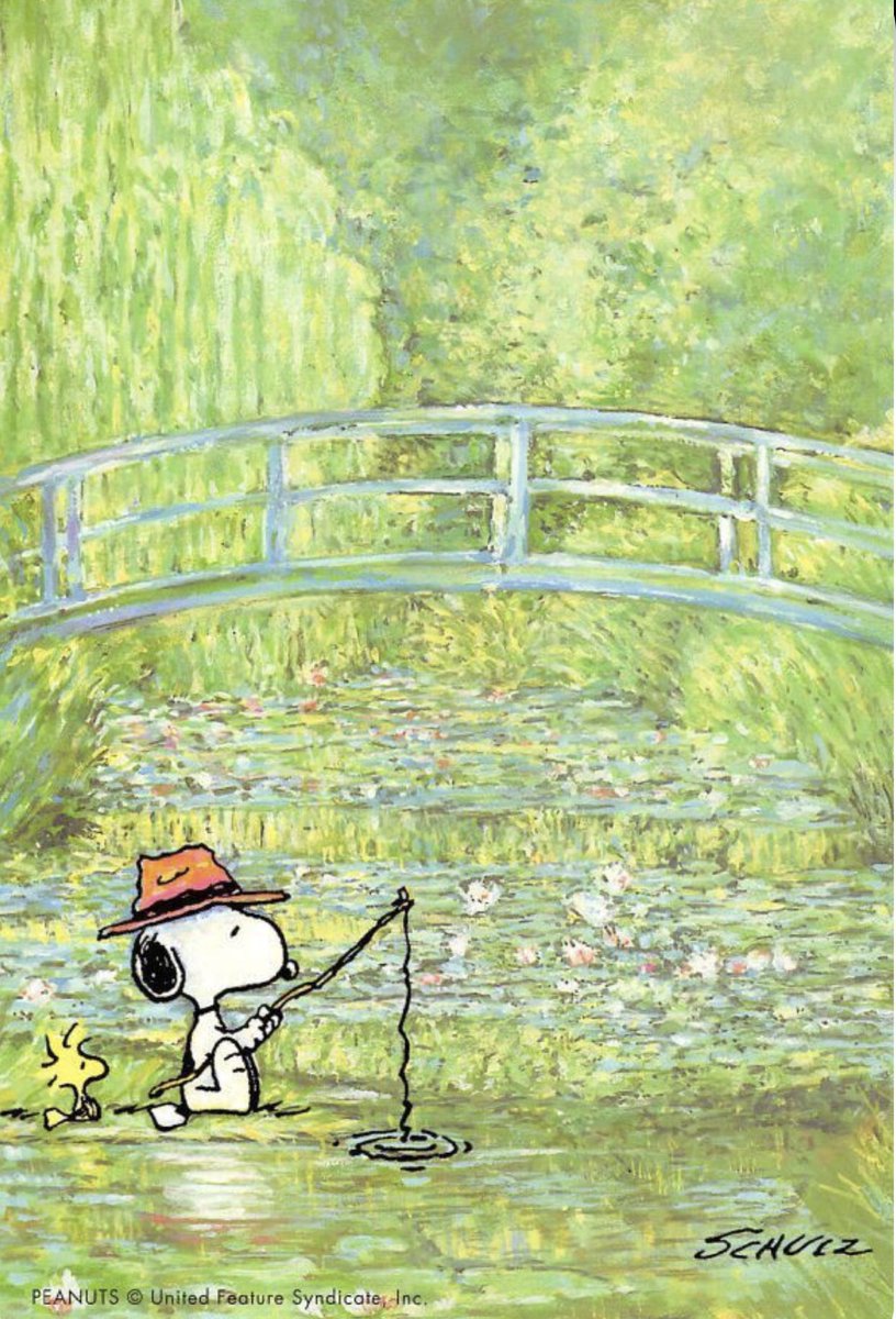 Arteymas_'s tweet photo. Snoopy Monet https://t.co/zOdI0c69aa