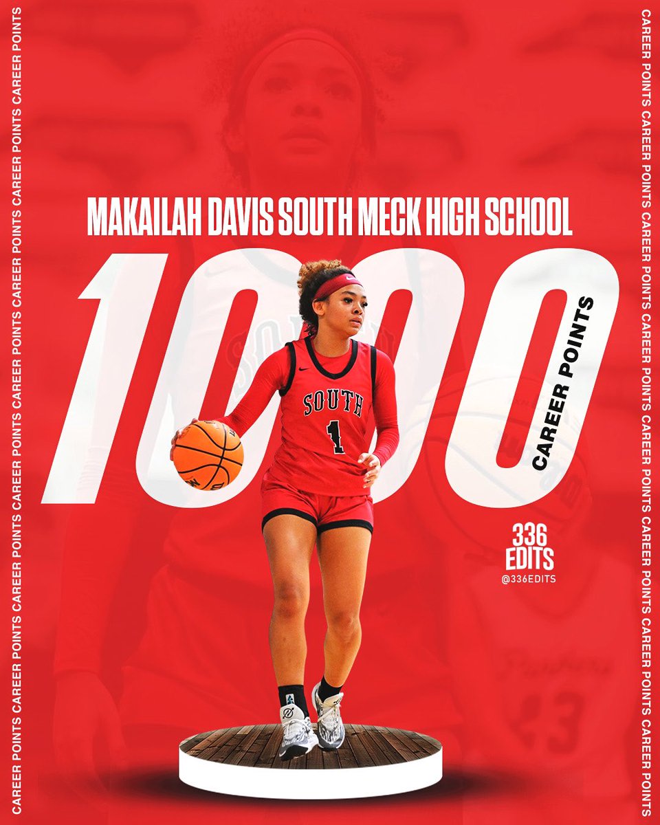 Congratulations to 2025 CG Makailah Davis for joining the 1K club on 1/4/24 vs Hopewell. We are proud of you! #southoops🏀🐾 #wearesouth🤍🖤❤️