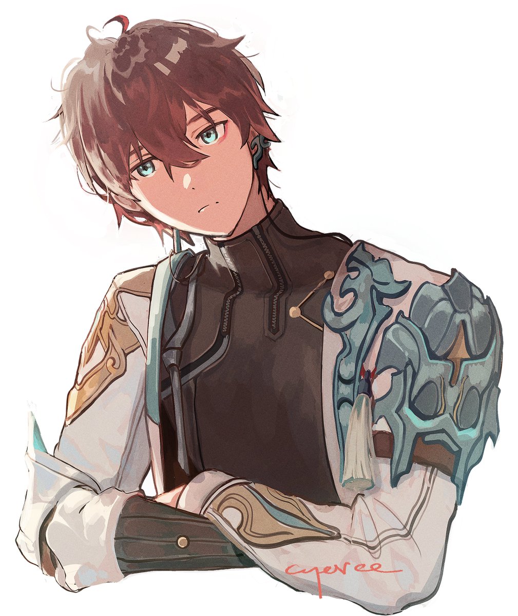 cyevee_'s tweet photo. first hsr fanart dan heng!!! 

#danheng #hsr #honkaistarrail https://t.co/XU4UAHF1Wz