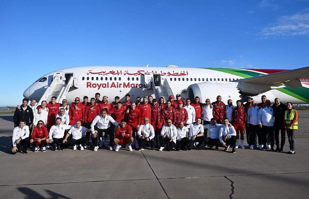 RazzakiMohammed's tweet photo. CN-RAM/ B787-9 
#CAN2023 Our 🇲🇦 national #football team is on its way to San Pedro in Cote d'Ivoire.

#EnMaroc #avgeeks #avgeek #Morocco #Boeingairplanes #Boeing787 #Aircraft #aviation #CAN #RAM_MAROC #Gouvci https://t.co/BPLtKmBYqL