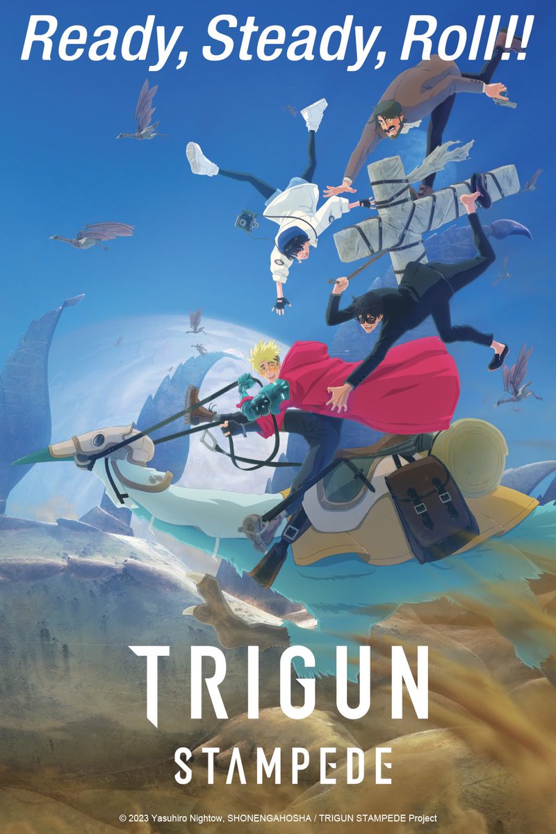 animetv_jp's tweet photo. 1 year ago today TRIGUN STAMPEDE first aired! 

✨More: https://t.co/rVHuF6LvMG https://t.co/4ZgMmnDWSx