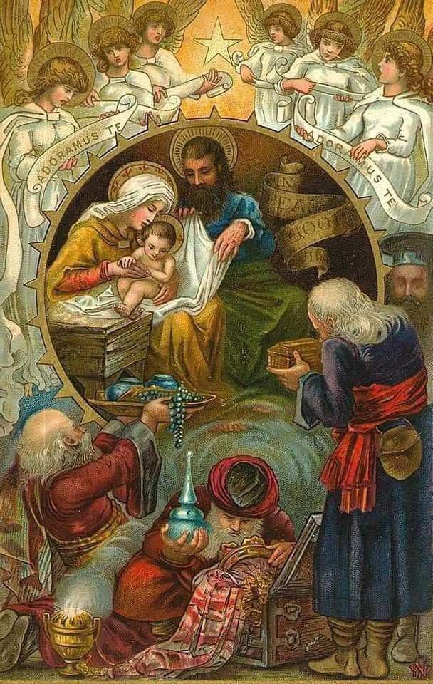 “São três presentes que os Magos trouxeram ao Filho de Deus, ao Senhor, o grande Rei: o ouro da nossa herança eterna; o incenso da nossa participação na Graça Divina e a mirra da nossa humanidade salva da divina amor, aleluia." Feliz Epifania do Senhor!