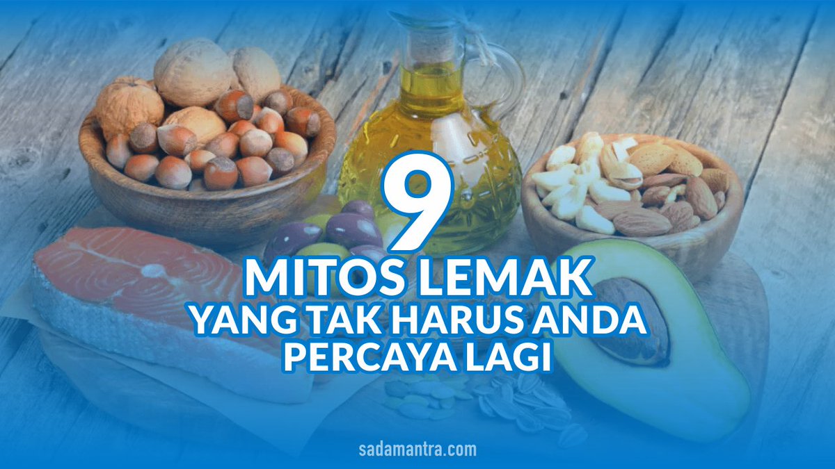 sadamantracom's tweet photo. #sadamantra: Lemak merupakan salah satu makronutrien yang dibutuhkan tubuh manusia. Namun, masih banyak orang beranggapan bahwa lemak adalah makronutrien berbahaya yang harus dihindari.
lanjut >> https://t.co/gKfsvds5RQ
#mitos #fakta #kesehatan #lemak https://t.co/4G2Df5XhRD