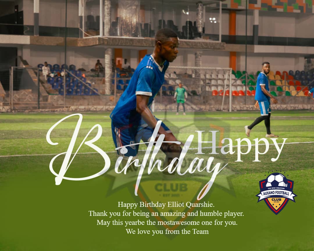 Happy Birthday to our tank right back Elliot Quarshie.🎉🎉🥳
You do amazing on the field and we can’t wait to see you at the big stages, God bless you abundantly ❤️🔥🏆