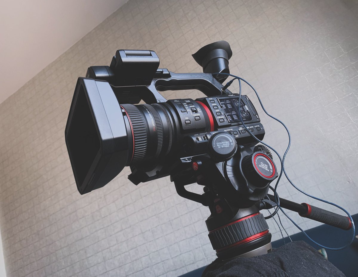 threefilmco's tweet photo. Shooting life. #Panasonic #PanasonicAGCX350 #Manfrotto https://t.co/2ch1sr8Pnb