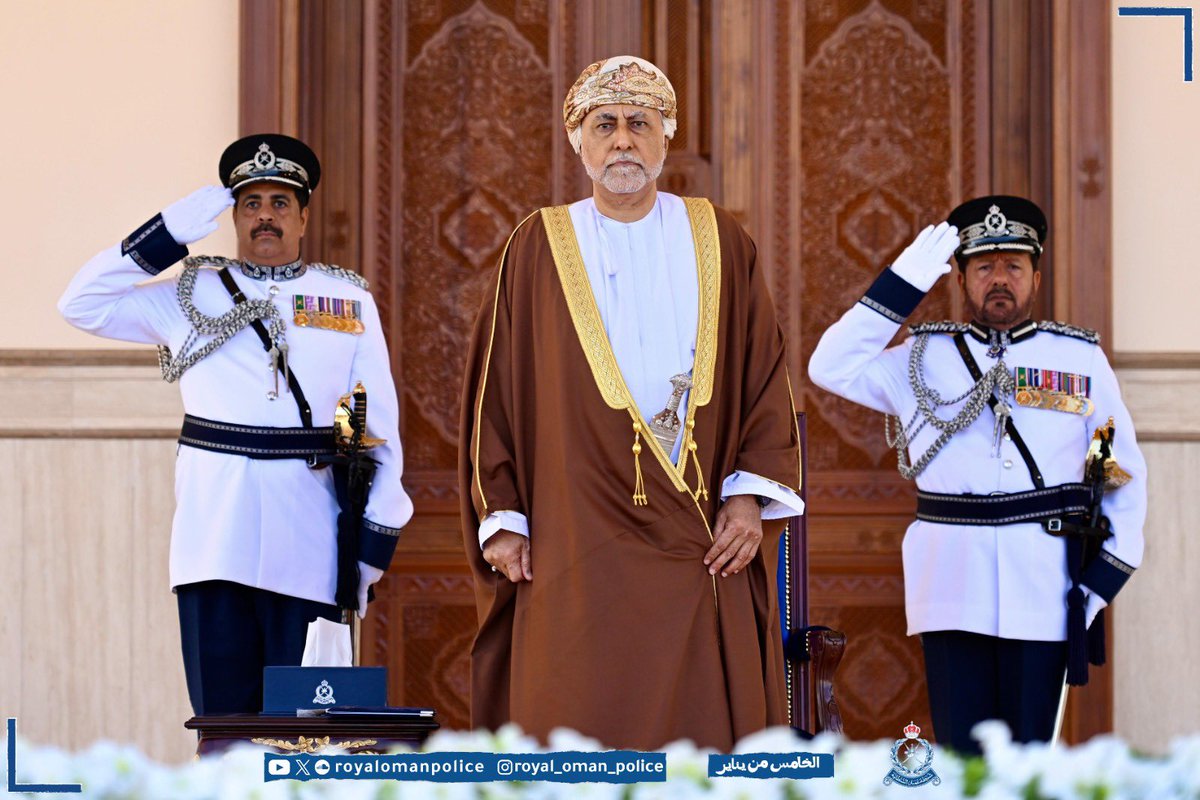 RoyalOmanPolice's tweet photo. احتفلت شرطة عُمان السلطانية صباح اليوم الأحد 7/1/2024م بيومها السنوي الذي يصادف الخامس من يناير من كل عام برعاية صاحب السمو السيد شهاب بن طارق آل سعيد نائب رئيس الوزراء لشؤون الدفاع..
#شرطة_عمان_السلطانية 
#الخامس_من_يناير 
#يوم_شرطة_عمان_السلطانية https://t.co/omMu9794rW