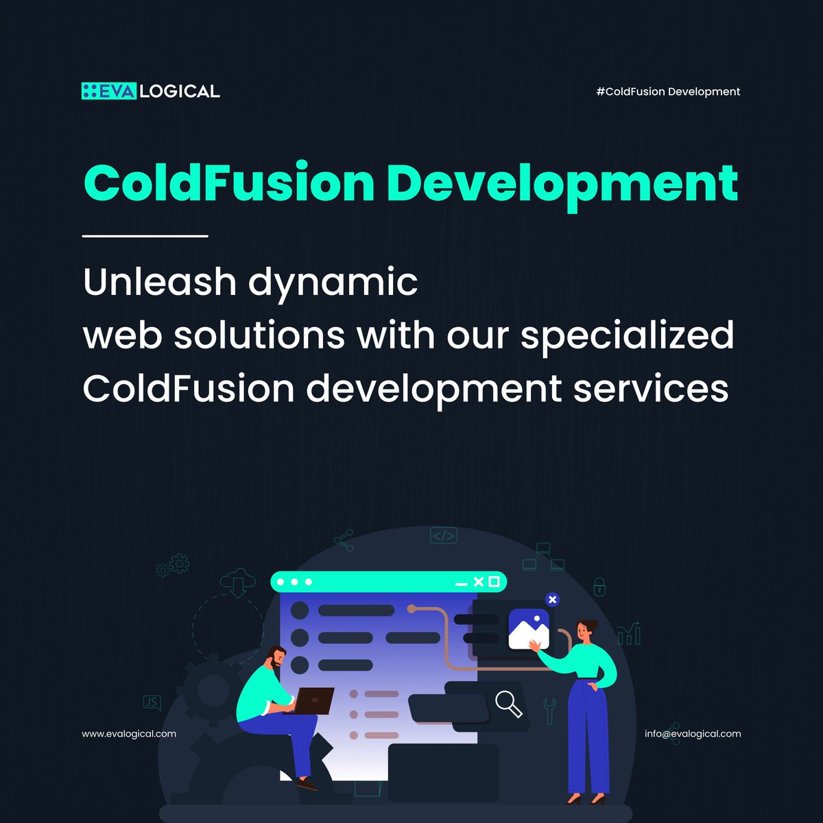 Evalogicaltech's tweet image. Unleash dynamic web solutions with our specialized ColdFusion development services
#coldfusionwebapplication #coldfusiondeveloper #coldfusionicedesigns #evalogical #webdesigning
