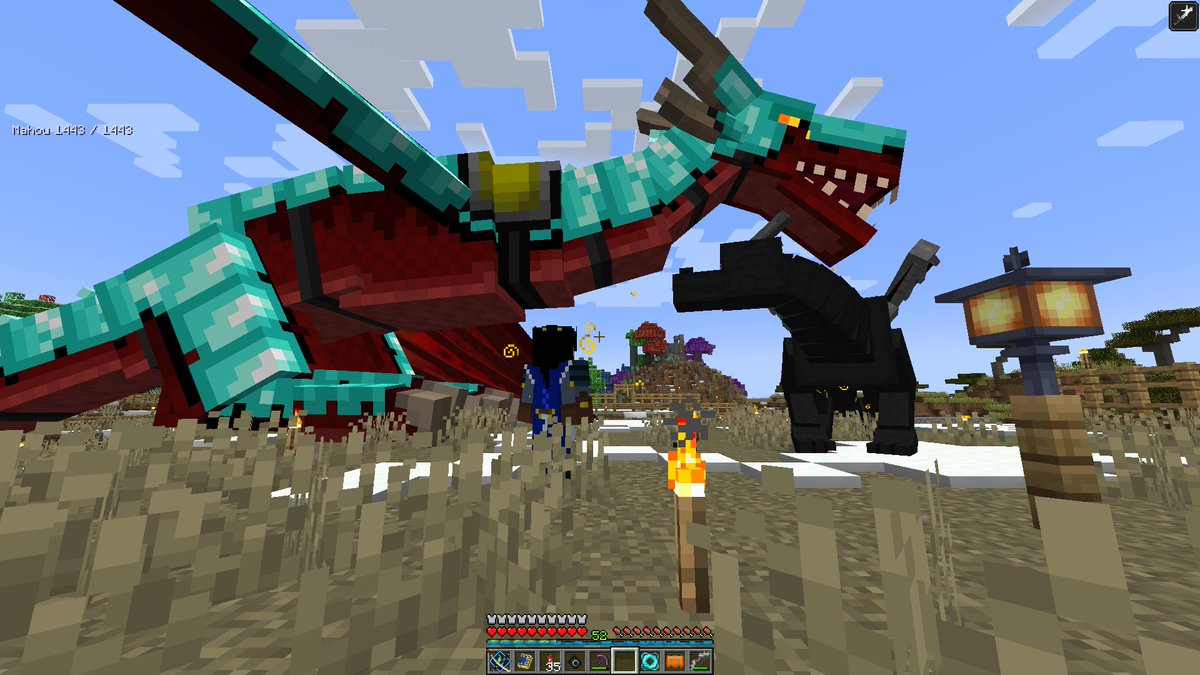 MMoongekko's tweet image. #辰年なのでドラゴンを貼る #マイクラ
#iceandfire #dragonmountslegacy