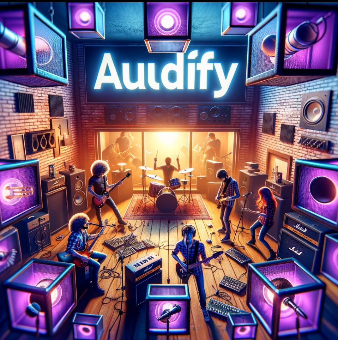 Block_Slinger's tweet photo. To resolve these current problems and prevent dire repercussions, @Audify_App emerge as a beacon of hope by introducing a revolutionary streaming platform that eliminates intermediaries. 

With #Audify, artist revenues are boosted & the entire landscape is redefined with decentralized technology.

Let’s dive in↓