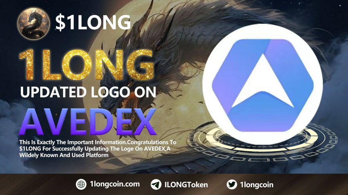 1LONG66's tweet photo. $1LONG Updated Logo On https://t.co/lvhK6Kwj7b ✅
✅ We confirm $1LONG Updated Logo On https://t.co/lvhK6Kwj7b. Since all investors can track all $1LONG information easily and quickly through https://t.co/lvhK6Kwj7b✅
🚀 Tracking link:   https://t.co/az9hKhIDSK 
#avedex #1LONG https://t.co/yieQqNjFkP