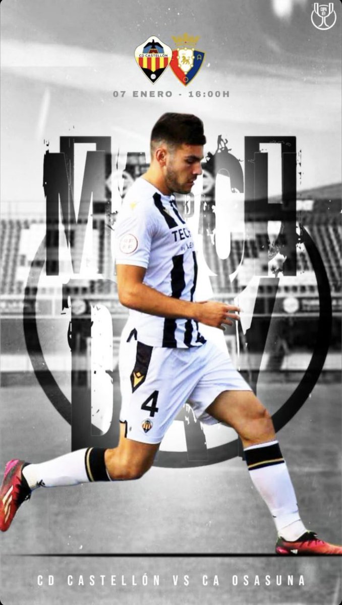 🏆👑 Nuestro jugador <a href="/SergiMinana/">Sergi Miñana</a> convocado para el partido de Copa del Rey de esta tarde de su <a href="/cdcastellon/">CD Castellón</a> ante <a href="/Osasuna/">C. A. OSASUNA</a> de primera división. 

¡Enhorabuena Sergi! 💪🏼👏🏼