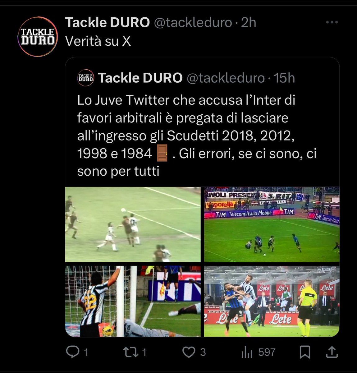 michael_calloni's tweet photo. Questo tweet sembra che sia scritto da un bambino dell’asilo, effettivamente il personaggio è stupido come un tombino
#InterHellasVerona
#ProvaTv https://t.co/DW08MSsZen
