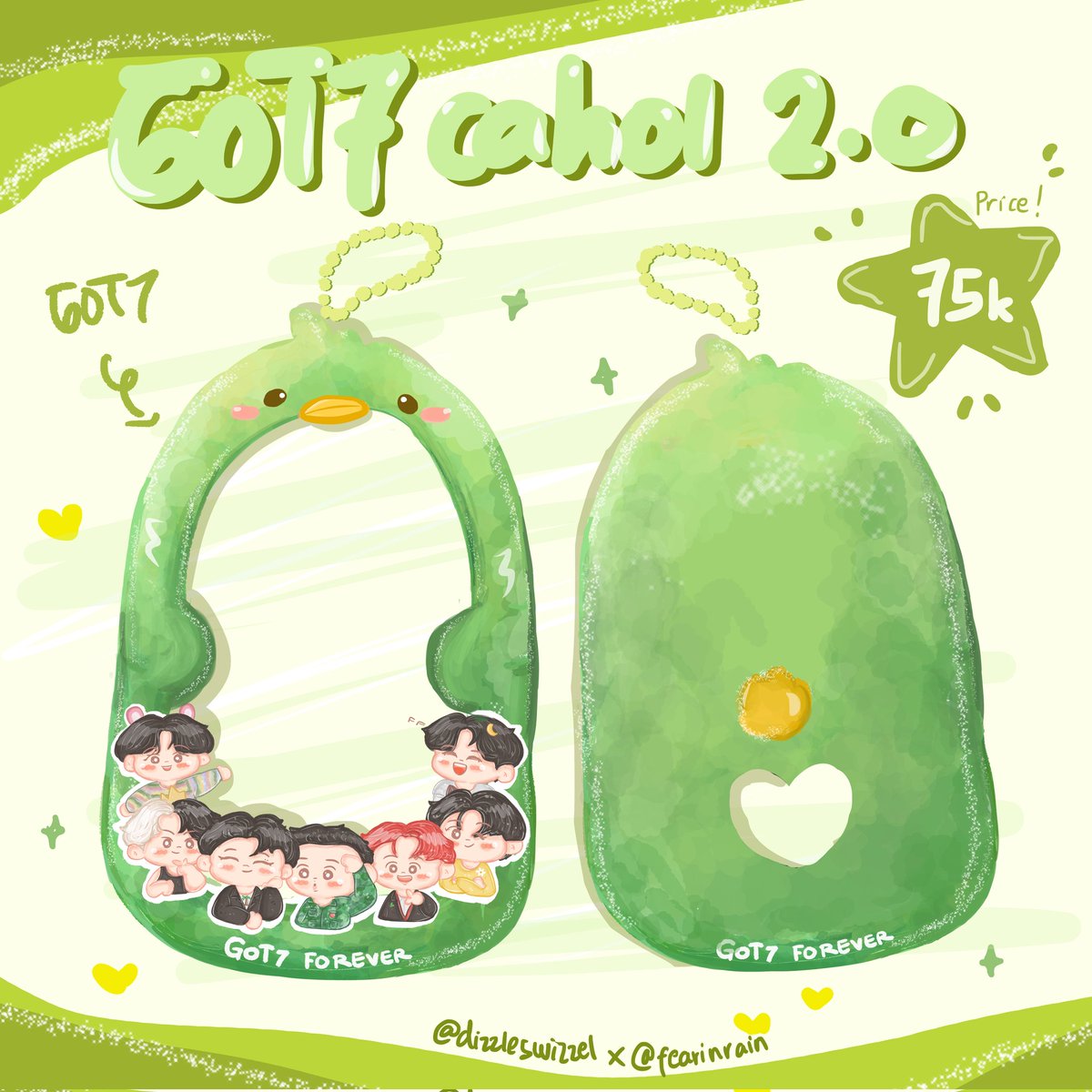 dizzleswizzel's tweet photo. [RTs 🐦💚] 

The wait is finally over😎
GOT7 T-SHIRT and PHOTOCARDHOLDER 2.0 

🛍 Pre-order: 7 jan 2024 - 26 jan 2024
🛍 DP ONLY
🛍 Pelunasan 🍊 

Every purchase shall receive GOT7 photoframe, detail below!! 

🔗 https://t.co/yNlEEIe8ly
Thankyou💚💚💚 https://t.co/zXeHazSnlE