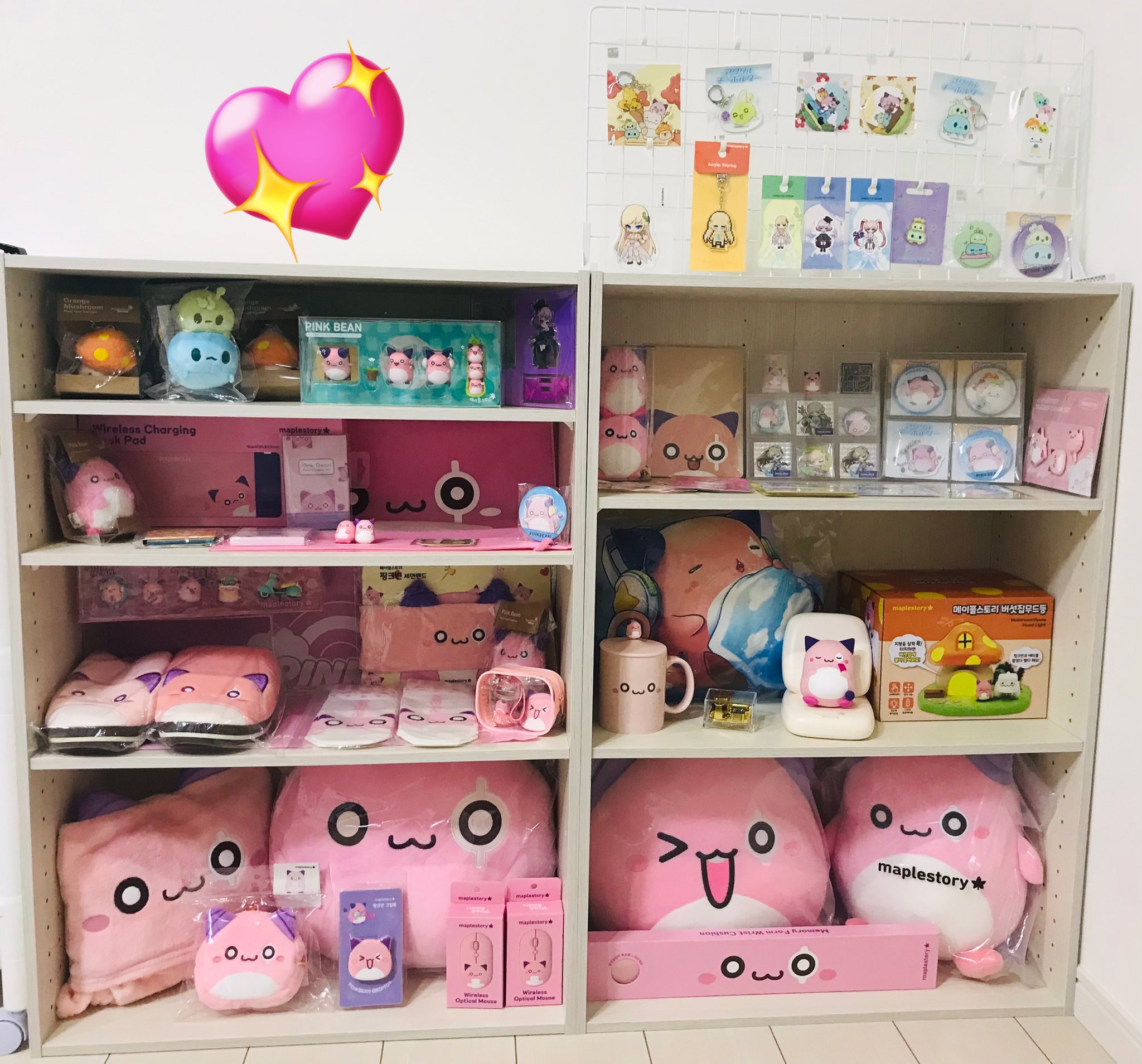 【新品】ピンクビーン　ぬいぐるみ MapleStory】ピンクビーンぬいぐるみ