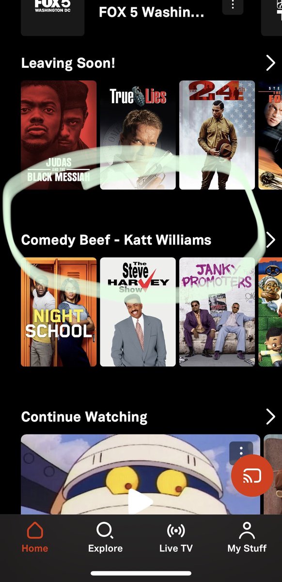 AHPPodcast's tweet photo. @Tubi  is on top of this #KatWilliams tend. https://t.co/FyyampuXPn