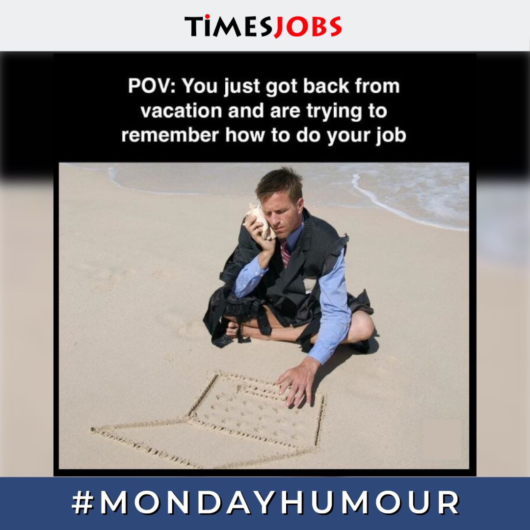 Here's some light-hearted fun to crush those Monday Blues with a hearty laugh. #MondayHumour #OfficeHumour #MondayBlues