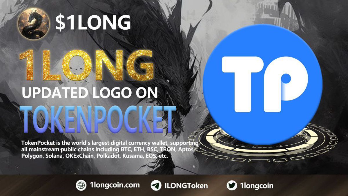 1LONG66's tweet photo. $1LONG Updated Logo On  TokenPocket. 

✅ We confirm $1LONG Updated Logo On TokenPocket . Since all investors can track all $1LONG information easily and quickly through TokenPocket. 

✅ https://t.co/5oq7neZLw2  

#TokenPocket #1LONG #x1000 #ElonMusk https://t.co/NqiVNEoiZO