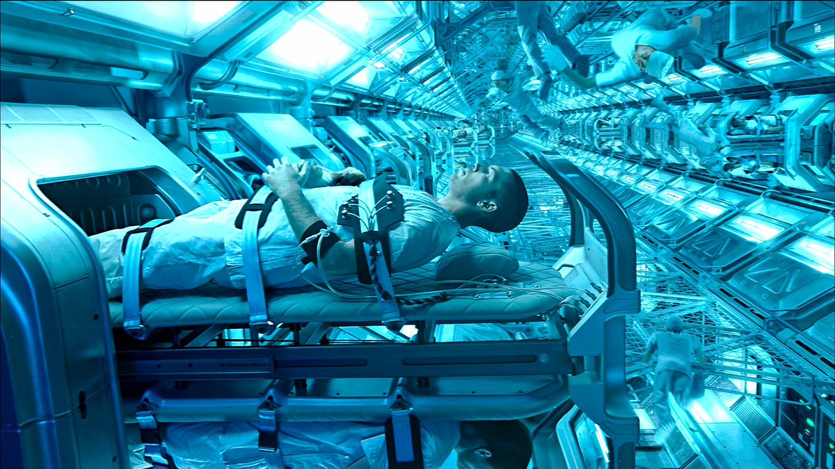 이거 수면캡슐 2명이 자는거였어 제이크 아래에 다른 사람 있는거 보고 놀람
수면캡슐 주기적으로 돌렸으려나