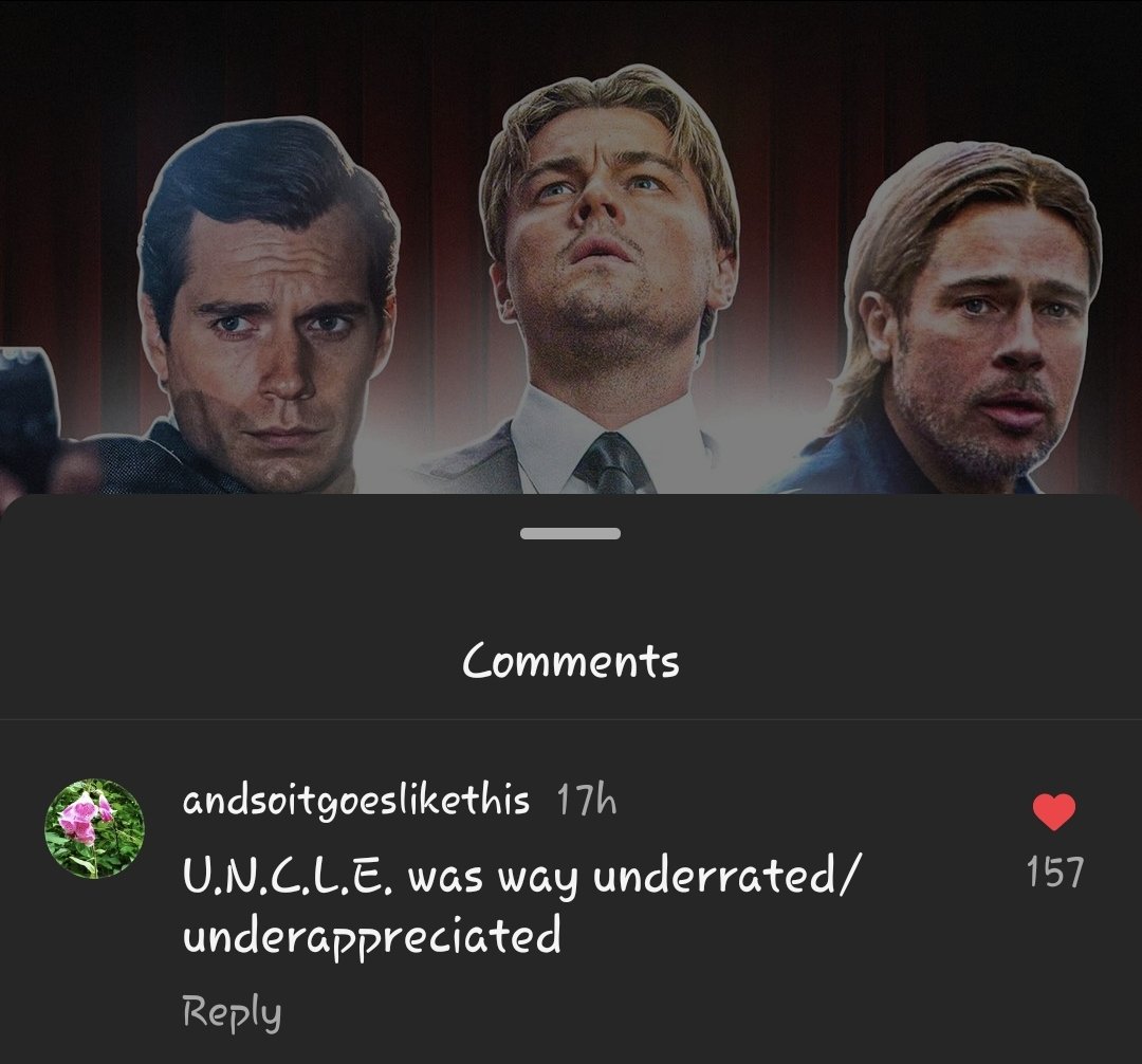 Im not surprised 'The Man from U.N.C.L.E' made it into the Top 5! The Movie is brilliant. And people on IG obviously agree with us 🥹 #TheManfromUNCLE
