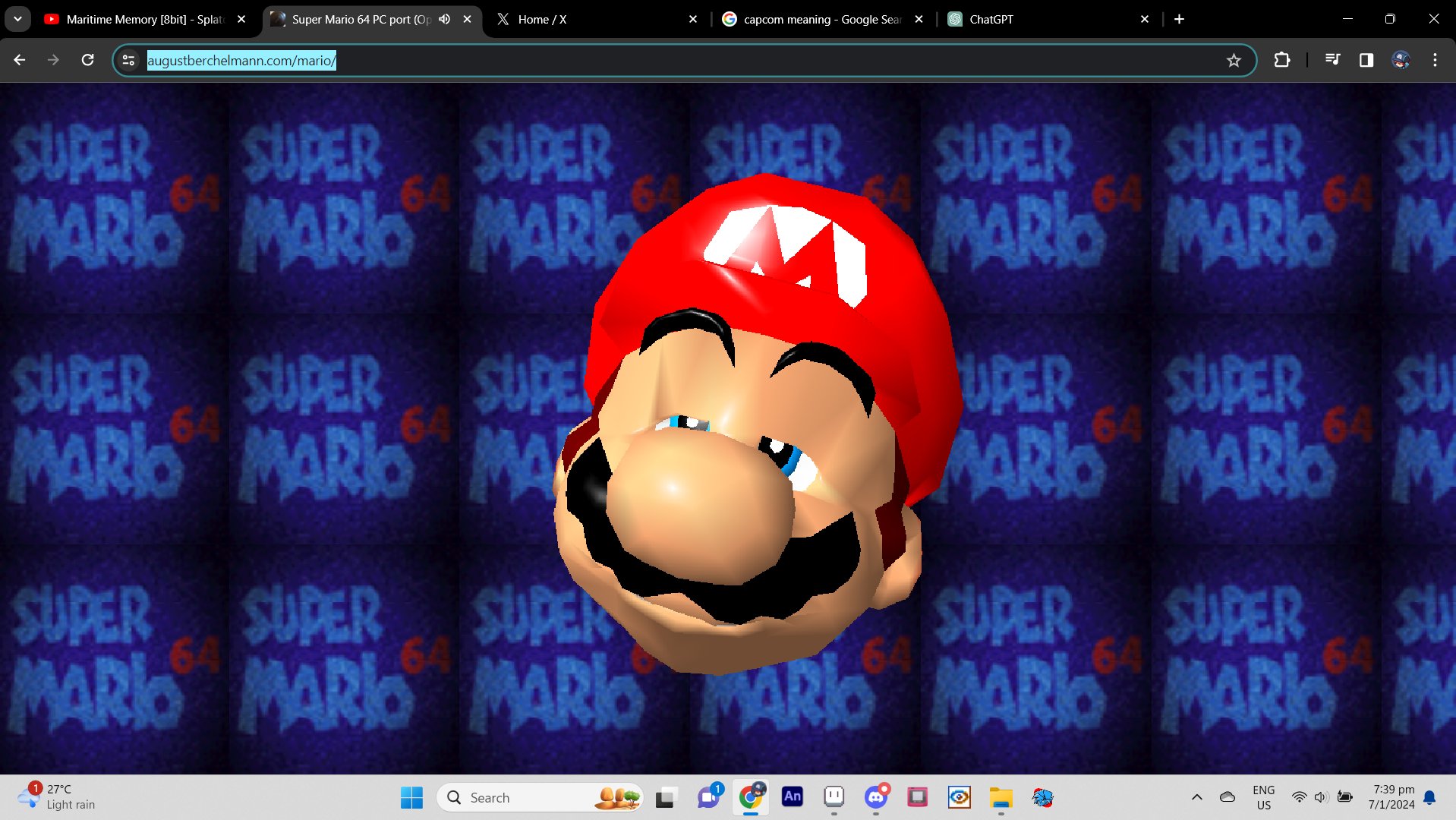 Play mario 64 on pc 2025