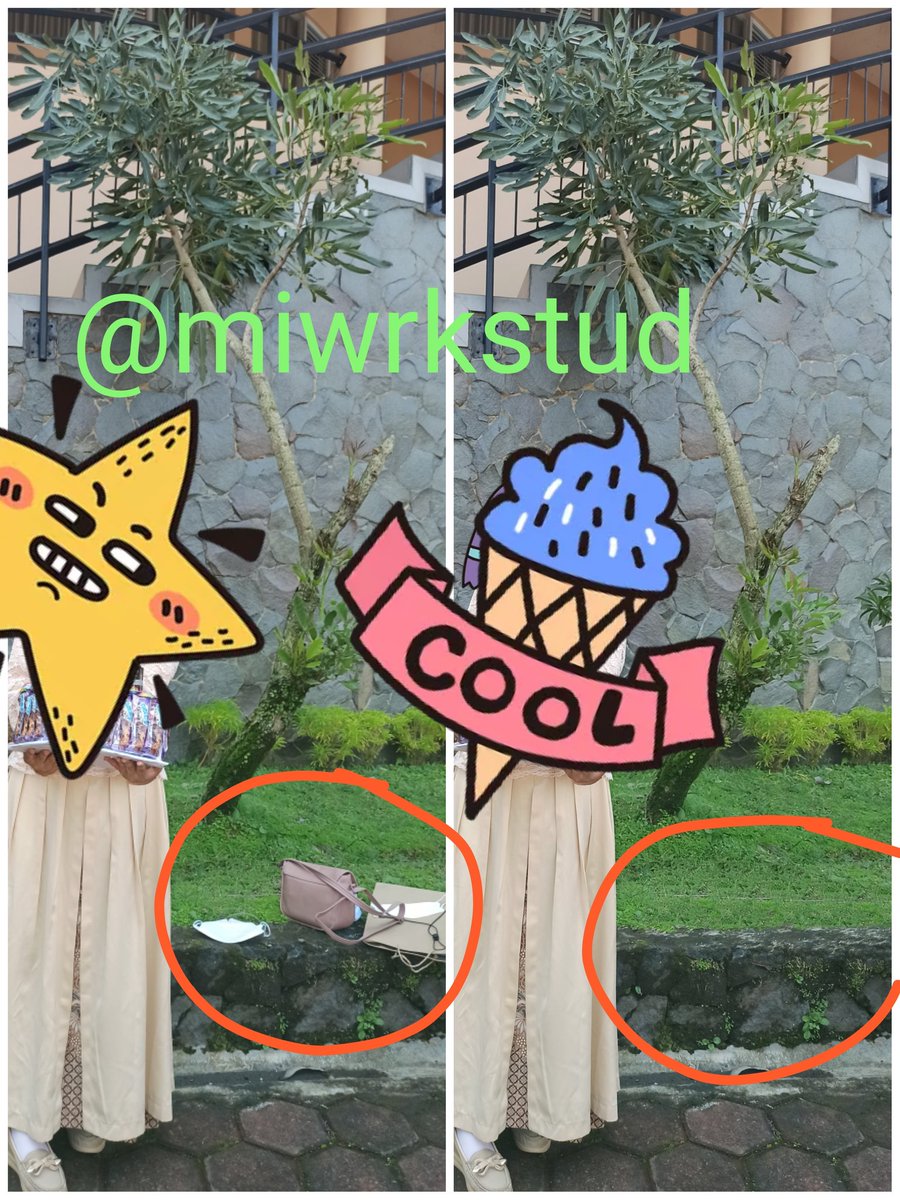 miwrkstud's tweet photo. Siapa yang suka kesel kalo foto tapi ternyata ada aja 'pemandangan' tidak diundang. Tapi tenang, sekarang @miwrkstud open jasa hapus objek di foto nii, bisa langsung WA untuk order yaaa
Contoh 👇👇👇
#zonauangᅠᅠ https://t.co/L3VhEbOdek