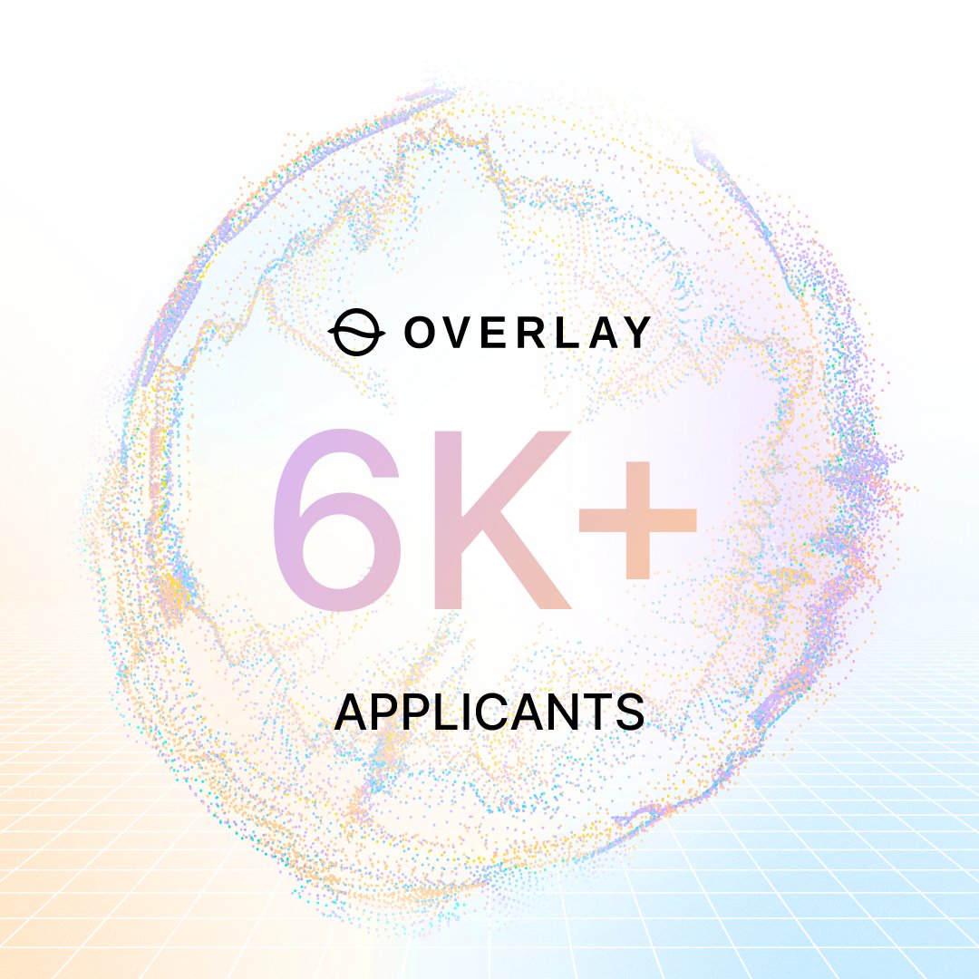 OverlayProtocol's tweet photo. Over 6000+ allowlist applications for the $OV IDO on @polkastarter!

Are you ready to long or short data streams on Overlay with $OV?

Good news! There's still time to get on the allowlist. Apply now before it's too late 👇
https://t.co/6b0UpnpNUP https://t.co/JeGbEo3Unb