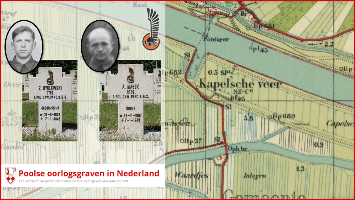 In gevechten met de Duitsers bij Kapelsche veer kwamen op 7 januari 27 Polen van de Eerste Poolse Pantserdivisie om het leven. De jongste was nog geen 19, Zygmunt Rydlewski. De oudste, Augustyn Małek, was 37.

Meer op onze site: poolseoorlogsgraven.nl/dodelijke-oudj…
 #tweedewereldoorlog #WW2